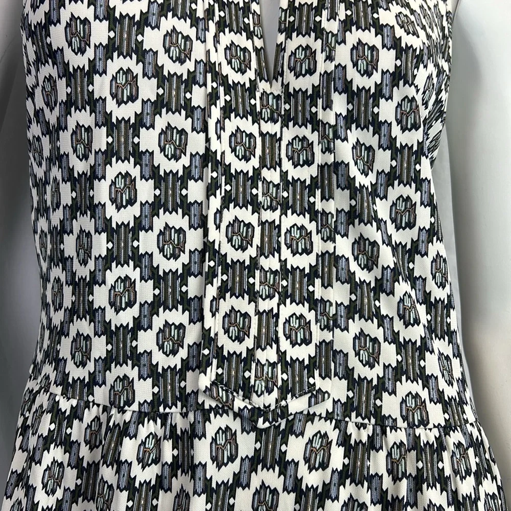 Tory Burch Erin Sleeveless Ballet Blue Crystals Dress